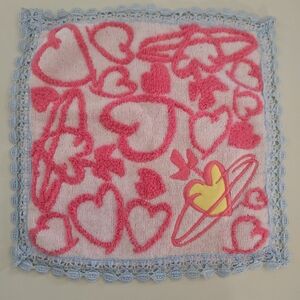Vivienne Westwood Pink and Yellow Heart Handkerchief